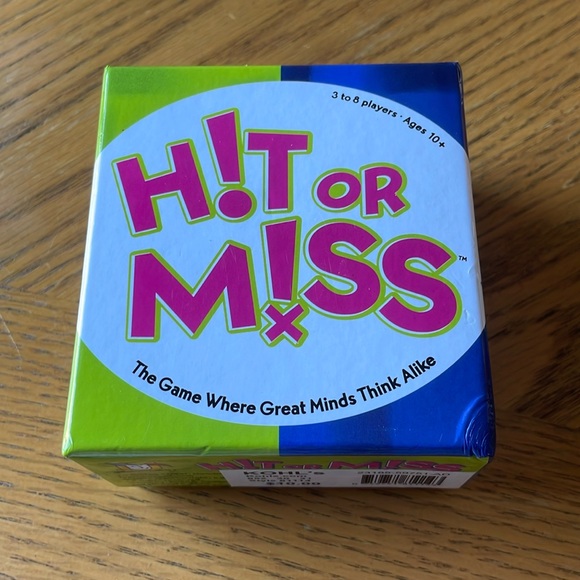 Hit or Miss The Game Where Great Minds Think Alike - Picture 1 of 2